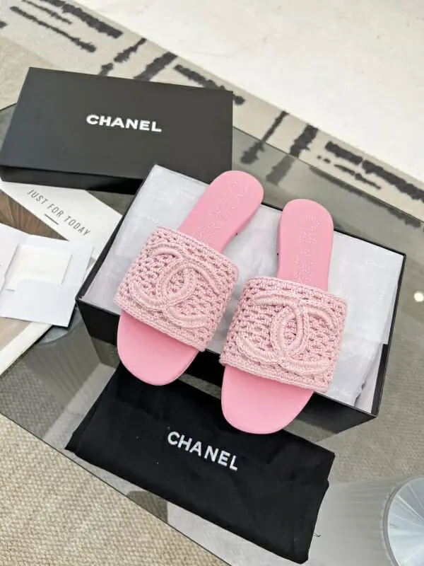 chanel chaussons pour femme s_12451021